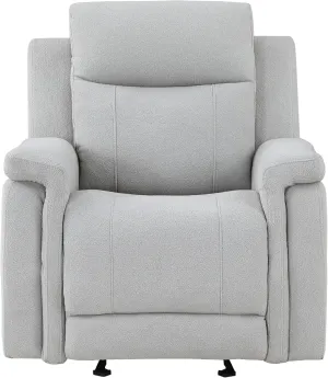 Global Furniture USA U1797 Grey Glider Recliner
