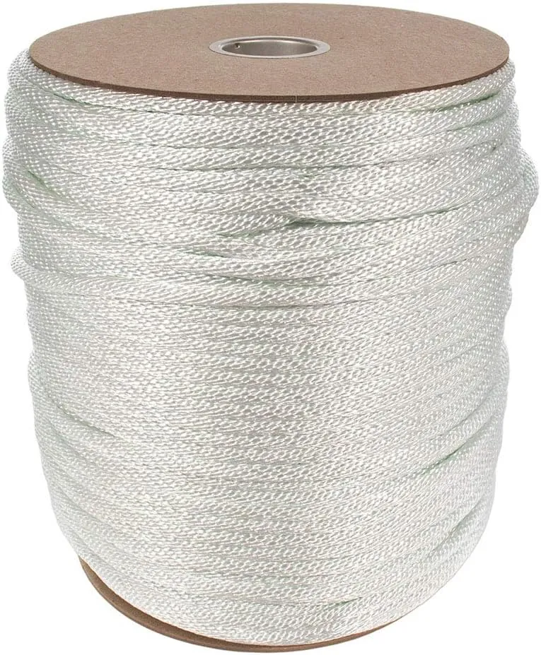 Golberg Diamond Braid Nylon Rope – 100% Nylon Utility Cord – Ideal for Camping, Outdoors, Boating, and Everyday Use – Made in The USA