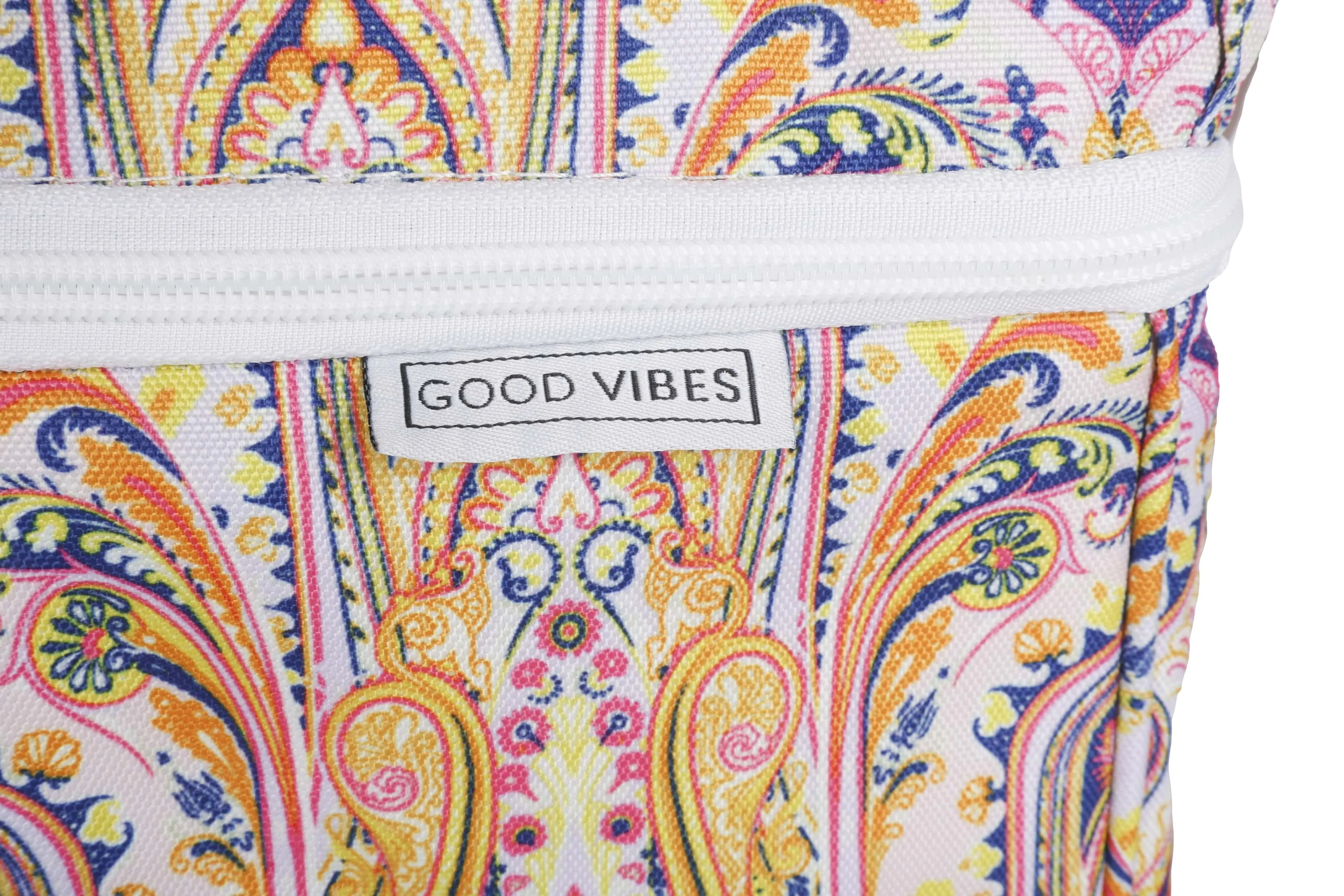 Good Vibes™ Premium Insulated Picnic Cooler Bag, Carry Handles, 2 Separate Compartments, Holds 24  Cans - Nomad Paisley