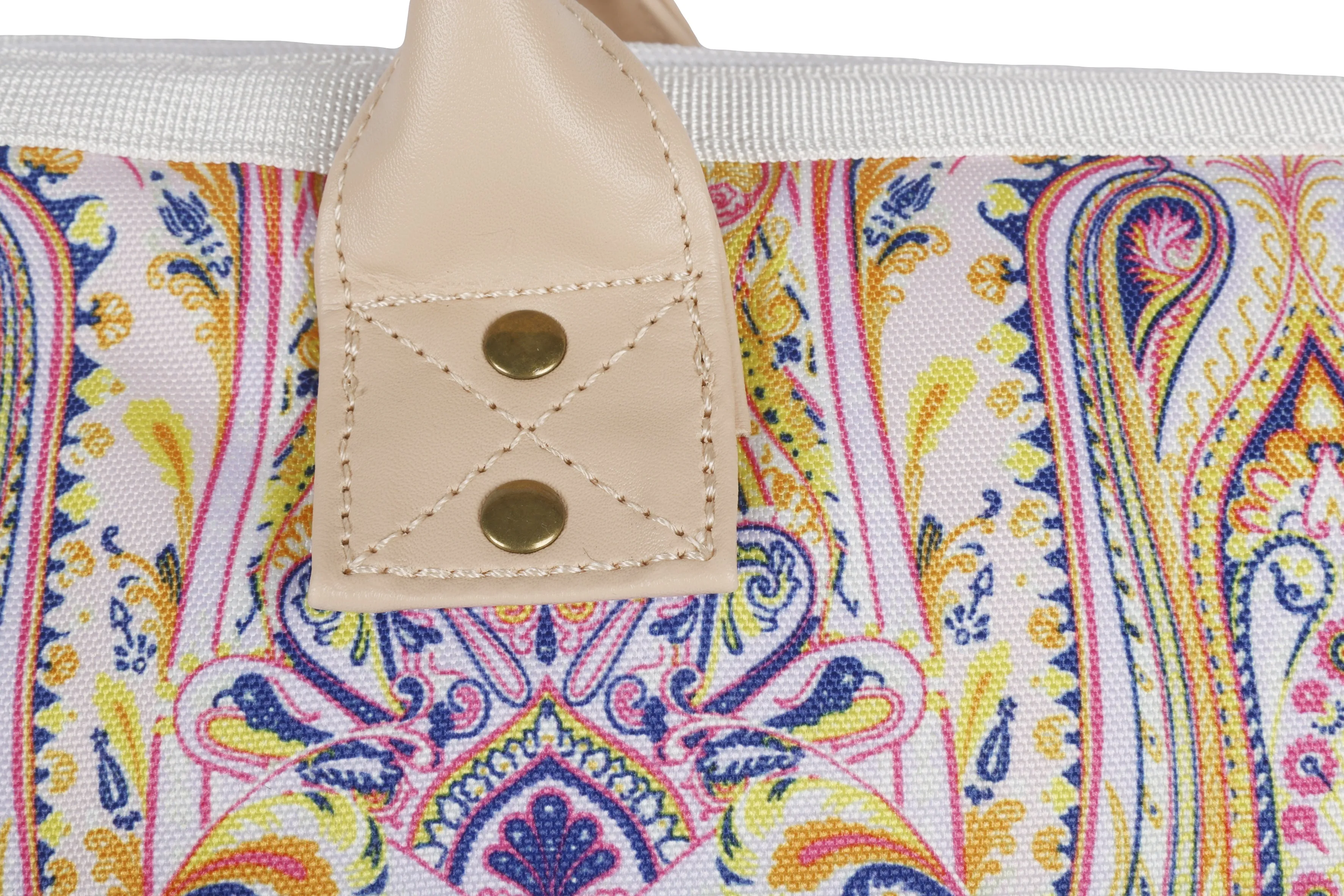 Good Vibes™ Premium Insulated Picnic Cooler Bag, Carry Handles, 2 Separate Compartments, Holds 24  Cans - Nomad Paisley