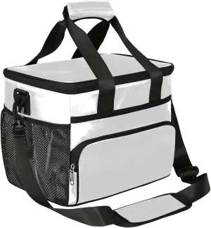 Gossamer Flower Soft Sided Cooler Bag, 20 Cans Insulated Leak Proof Cooler Bag with Hard Bottom Vibrant Flower Portable Lightweight Cooler Picnic Cooler Lunch Tote Bag for Travel Camping