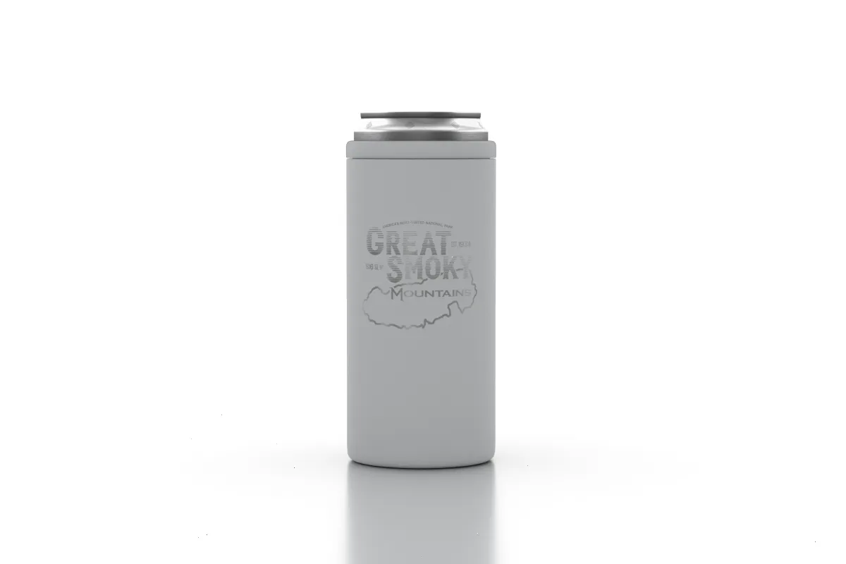 Great Smoky Mountains Insulated 12 oz Slim Can Cooler