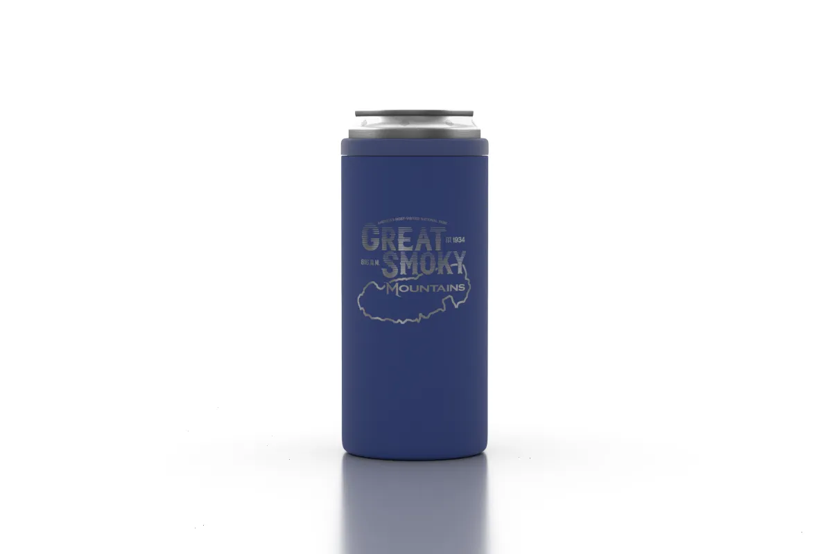 Great Smoky Mountains Insulated 12 oz Slim Can Cooler