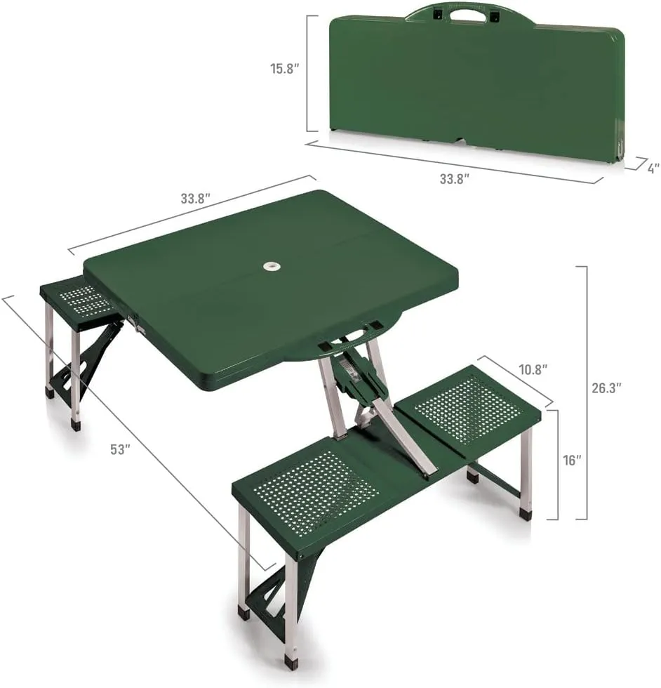 Green Bay Packers Picnic Table - Green