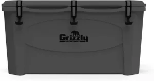 Grizzly 100 Cooler | 100 qt Ice Chest Durable Rotomolded Insulated | Made in USA | Warranty for Life | For Beach Boat Camping Fishing Hunting | G100