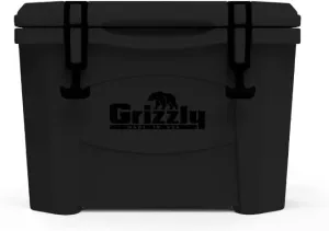 Grizzly 15 Cooler | 15 qt Ice Chest Durable Rotomolded Insulated | Made in USA | Warranty for Life | For Beach Boat Camping Fishing Hunting | G15