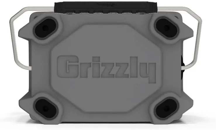 Grizzly 20 Cooler | 20 qt Ice Chest Durable Rotomolded Insulated | Made in USA | Warranty for Life | For Beach Boat Camping Fishing Hunting | G20