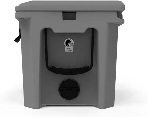 Grizzly 60 Cooler | 60 qt Ice Chest Durable Rotomolded Insulated | Made in USA | Warranty for Life | For Beach Boat Camping Fishing Hunting | G60