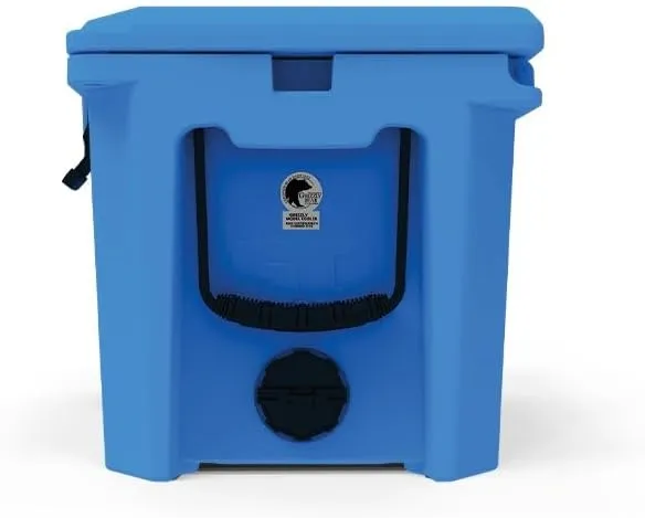 Grizzly 60 Cooler | 60 qt Ice Chest Durable Rotomolded Insulated | Made in USA | Warranty for Life | For Beach Boat Camping Fishing Hunting | G60