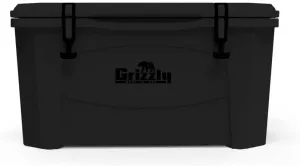 Grizzly 60 Cooler | 60 qt Ice Chest Durable Rotomolded Insulated | Made in USA | Warranty for Life | For Beach Boat Camping Fishing Hunting | G60