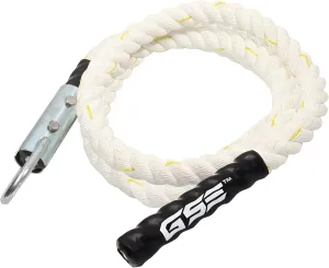 GSE Games & Sports Expert Gym Climbing Rope, Polyester Workout Rope for Indoor/Outdoor and Home Workouts. Great for Climbing Exercises, Strength Training - 6,10,15,20,25,30 Feet Lengths Available