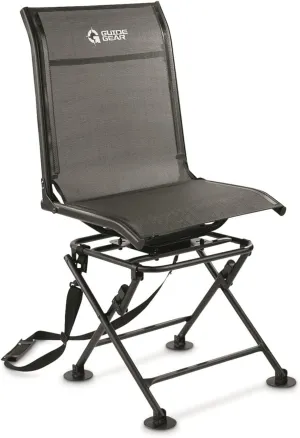 Guide Gear 360º Swivel Hunting Blind Chair, Lightweight, Portable Mesh Hunt Seat, 300-lbs Capacity