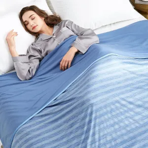 Guohaoi Cooling Throw Blanket for Hot Sleepers,Arc-Chill Q-Max >0.5 Cool Fiber,100% Oeko-Tex Certified Lightweight Summer Cool Blanket for Travel/Outdoor Ultra Cold Breathable,50''x70''