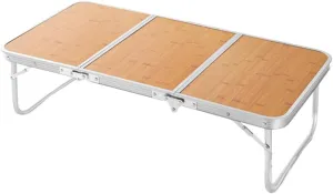 HANABASS 1Set Portable Folding Camping Table Compact Lightweight Outdoor Table for Hiking Picnics Sturdy Structure for Heavy Objects for Travel and Outdoor Activities
