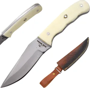 Handmade Full-Tang Outdoor | Hunting | Skinner knife Comes With Leather-Sheath