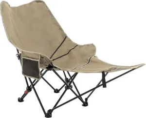 HAOBO Home Portable Reclining Camping Chair with Removable Footrest Adjustable Lounge Chair for Adults Beach Chair Backpacking Chair Outdoor Rocker