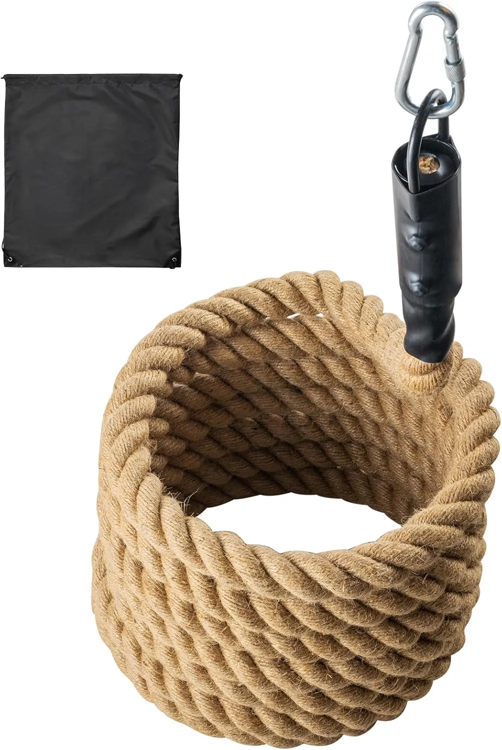 Happybuy Gym Climbing Rope, 1.5" Diameter 25 ft Length Gym Fitness Training Rope, Gym Exercise Workout Rope for Adults, Climbing Rope for Fitness and Strength Training, Climbing Exercise, Home Workout