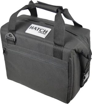 Hatch Coolers Canvas Soft Cooler with High-Density Insulation, Made in USA, 12-Can, Black