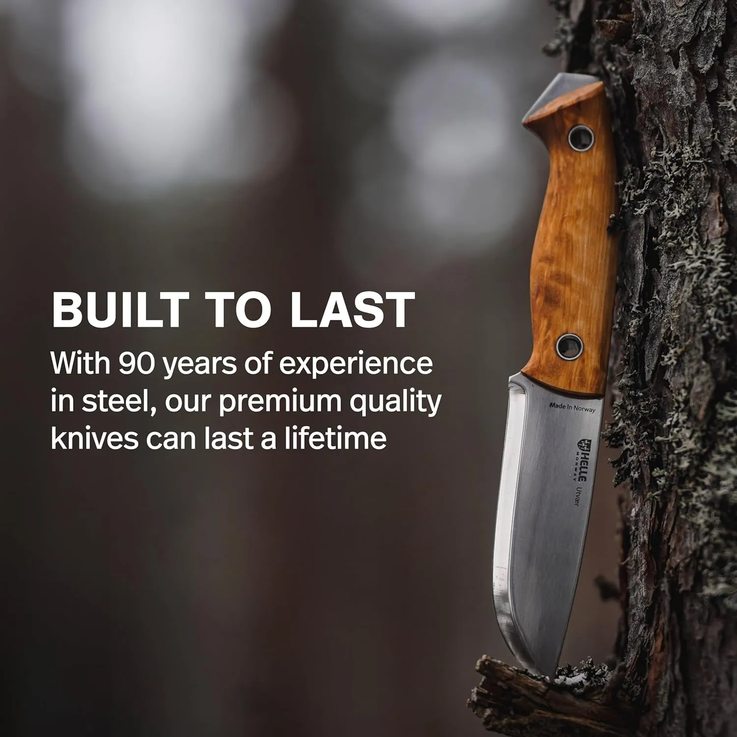 HELLE Knives - Fixed Blade - Classic - Full Tang - Made in Norway