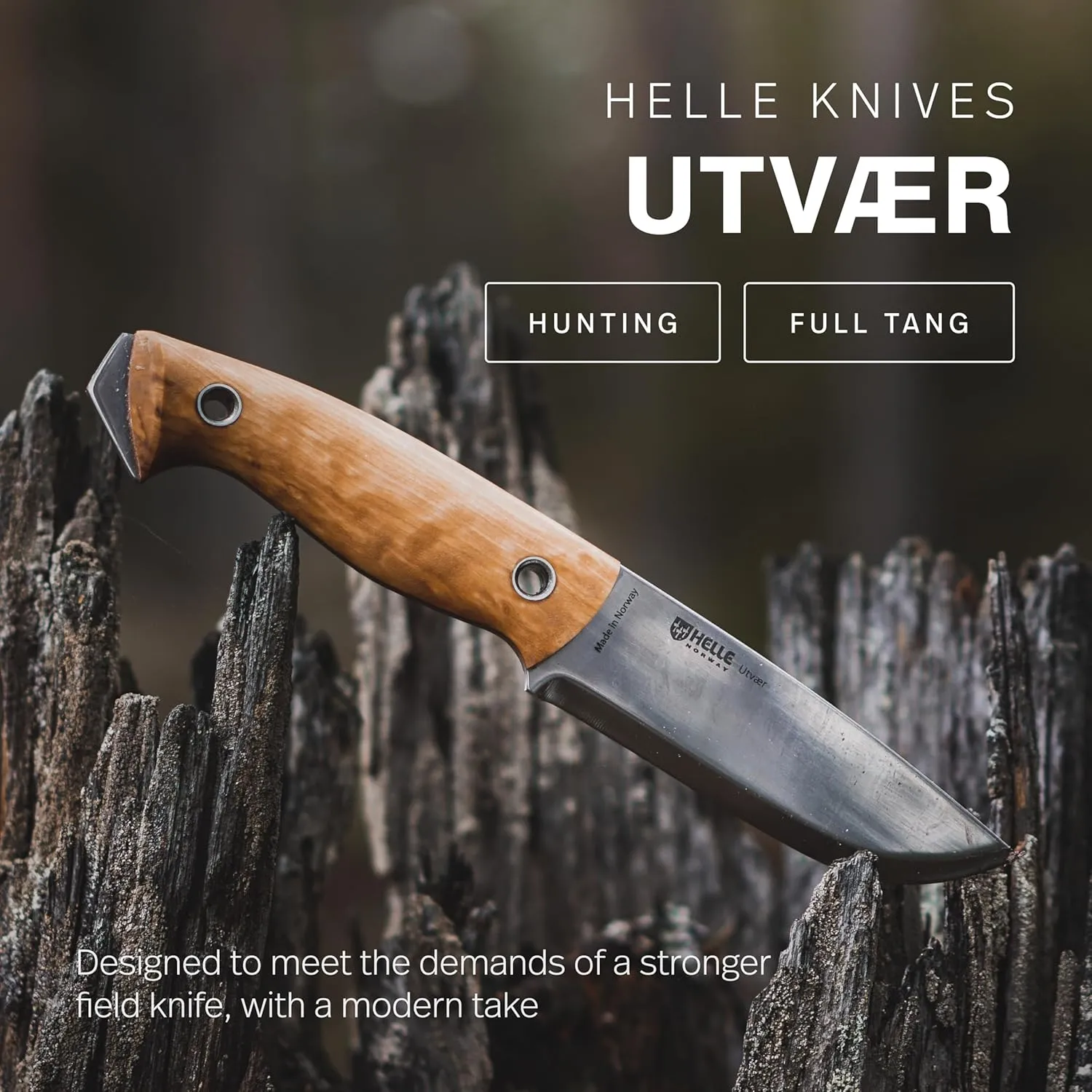 HELLE Knives - Fixed Blade - Classic - Full Tang - Made in Norway