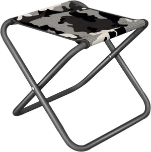 Hemoton Folding Stool for Camping Lightweight Portable Chair with Comfortable Design Ergonomic Collapsible Seat for Fishing Hiking Beach and Outdoor Activities Present