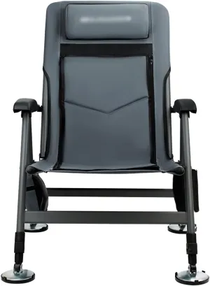 High Back Chair Fishing Chair Folding Stool Lightweight Portable Recliner with Pillow and Liftable Legs Chaise Lounge Chair for Camping Picnic Camping Chair