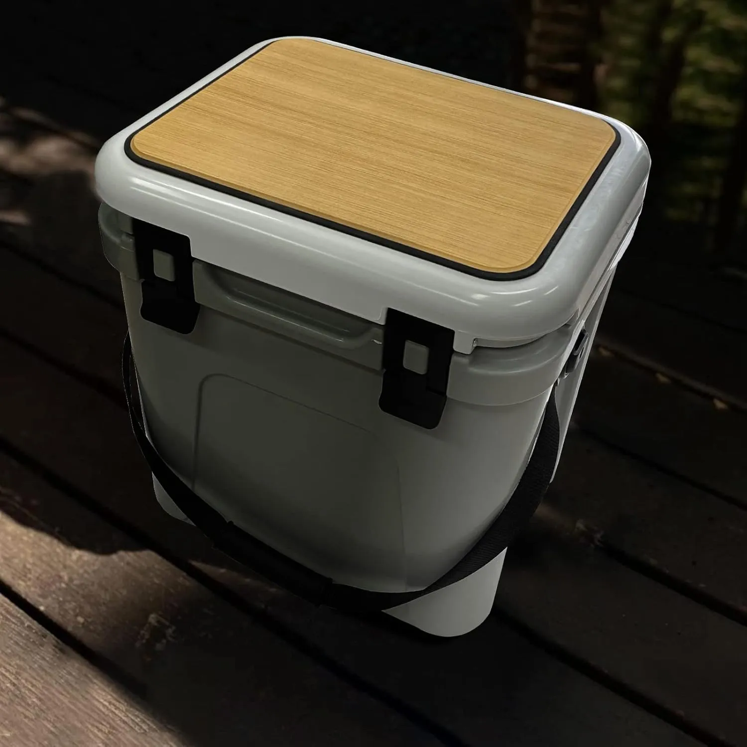 Hjdeck Cooler Pad for YETI Roadie 24 Cooler Seat Cushion Soft Self-Ahesive Cooler Pad Accessory