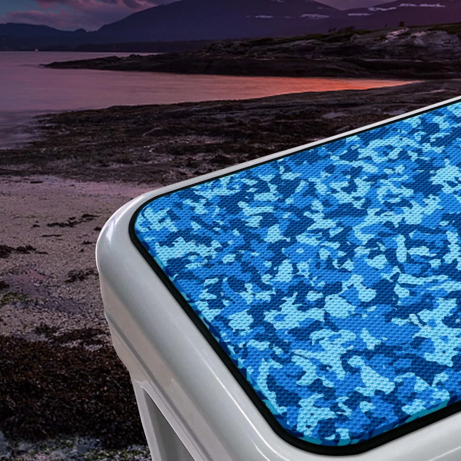 Hjdeck Cooler Pad for YETI Tundra 35L 45L 65L Cooler Seat Cushion Soft Self-Ahesive Cooler Pad Accessory