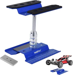 HobbyPark Aluminum RC Car Work Stand with Weight Station Repair Tools for 1/12 1/10 1/8 Crawler Truck Buggy Traxxas TRX4 Redcat Axial RC4WD HPI Losi