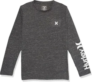 Hurley Boys' Long Sleeve Soft Basic Cloud Slub T-Shirt
