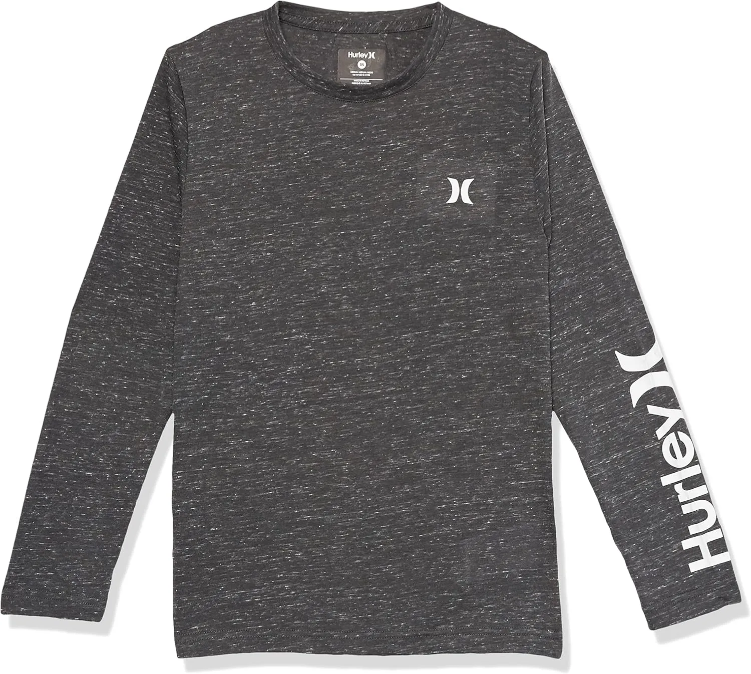 Hurley Boys' Long Sleeve Soft Basic Cloud Slub T-Shirt