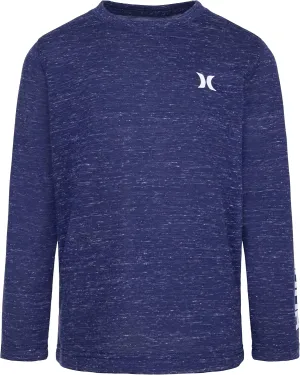 Hurley Boys' Long Sleeve Soft Basic Cloud Slub T-Shirt