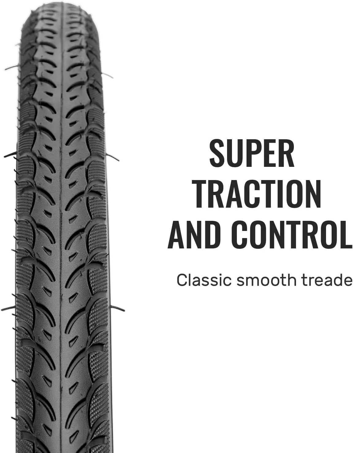Hycline Road Bike Replacement Tire: 700x25C/700x28C/700Cx35C Folding Puncture-Resistant Bicycle Tires for City Commuter Road
