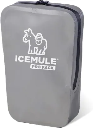 ICEMULE Pro Accessory Storage Pouch – Water Resistant, Travel Sized, Camping Accessory Storage Pouch and Dry Bag, Perfect for Hiking, Camping, and Beach-Going, Grey