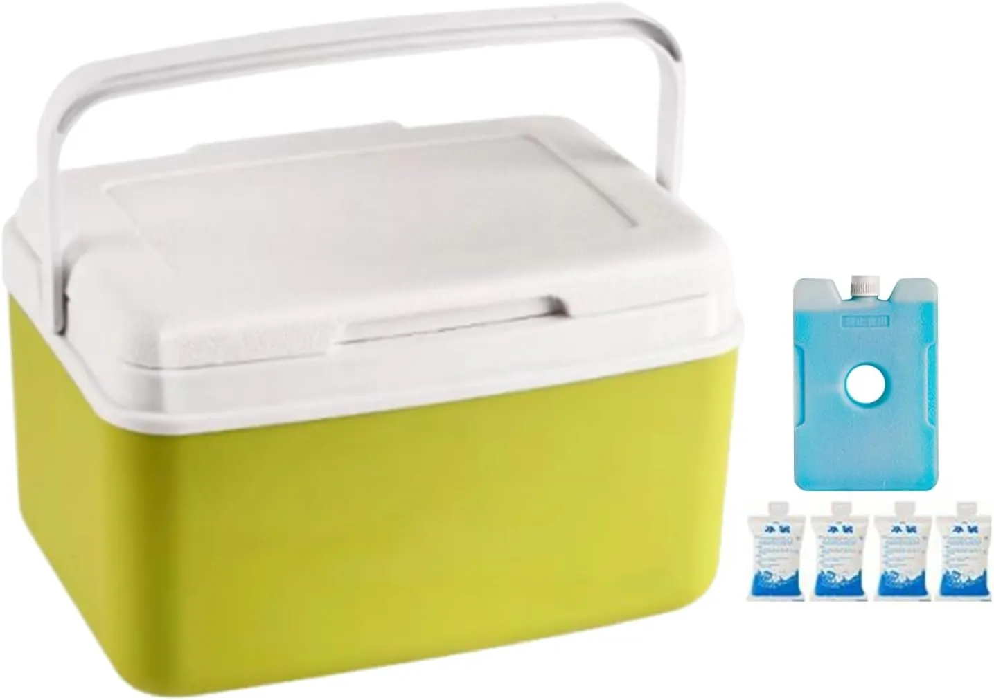 Insulated Ice Cooler - Award Winning Iceless | Small Ice Chest Cooler Box with Handle | 15L Capacity Beverage Chiller Outdoor Camping Cooling Accessories for Drink Food Groceries Storage