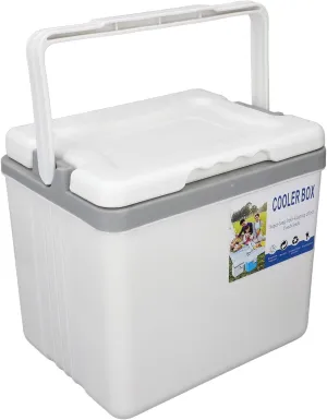Insulated Portable Cooler, 6L Cooler Box, Camping Cooler, Insulated Hard Cooler Lunch Box with Ice Retention and Heavy Duty Handles for Food Freshness and Drink Cool