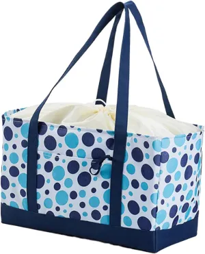 Insulated Reusable Grocery Bag Cooler Bag Foldable Reusable Food Delivery Bag for Outdoor Fishing Daily Life Takeout Picnics