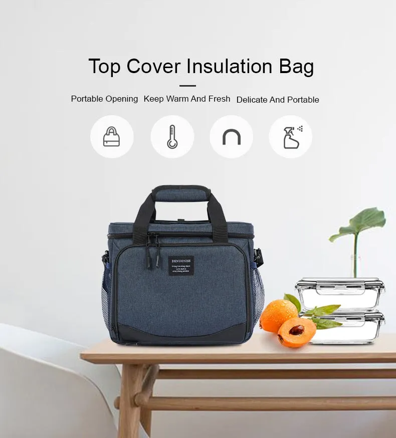 Insulated Thermal Cooler Shoulder Bag 13L