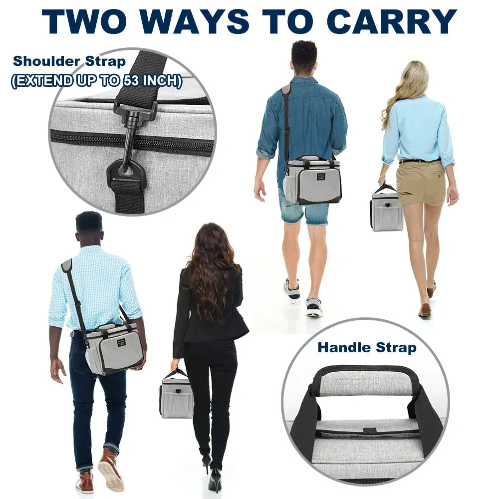 Insulated Thermal Cooler Shoulder Bag 13L
