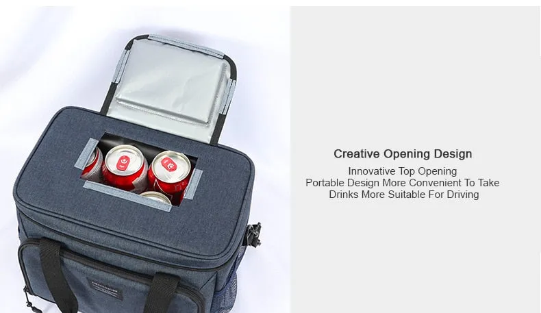Insulated Thermal Cooler Shoulder Bag 13L