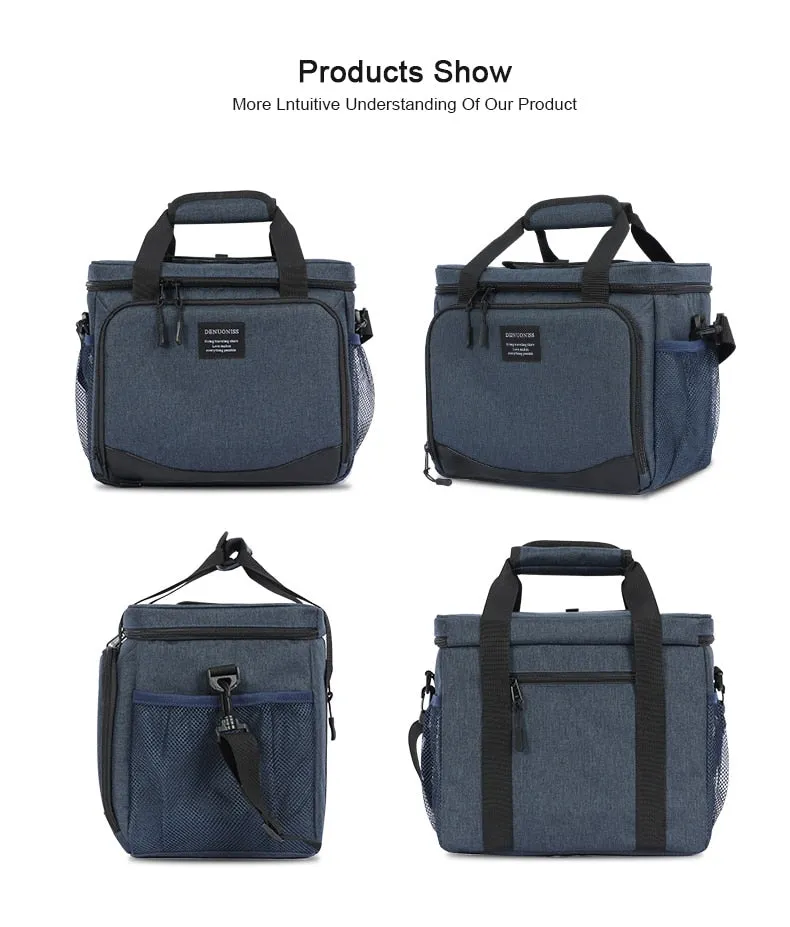 Insulated Thermal Cooler Shoulder Bag 13L