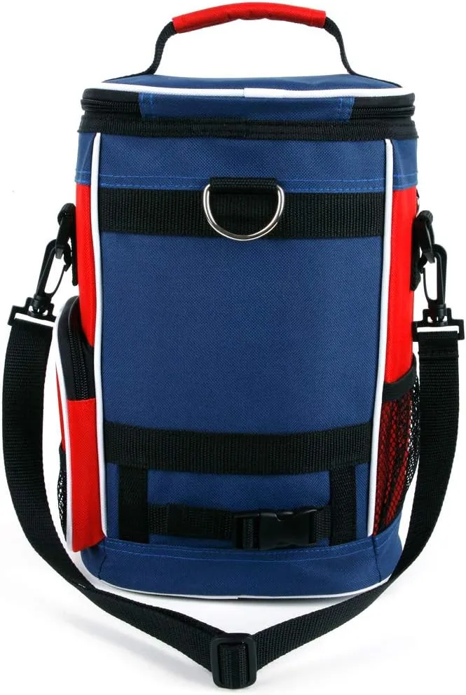Intech Golf Bag Cooler and Accessory Caddy, Portable Soft Sided 10-Can Insulated Cooler Bag, Fits on a Golf Cart, Push Cart or Carry