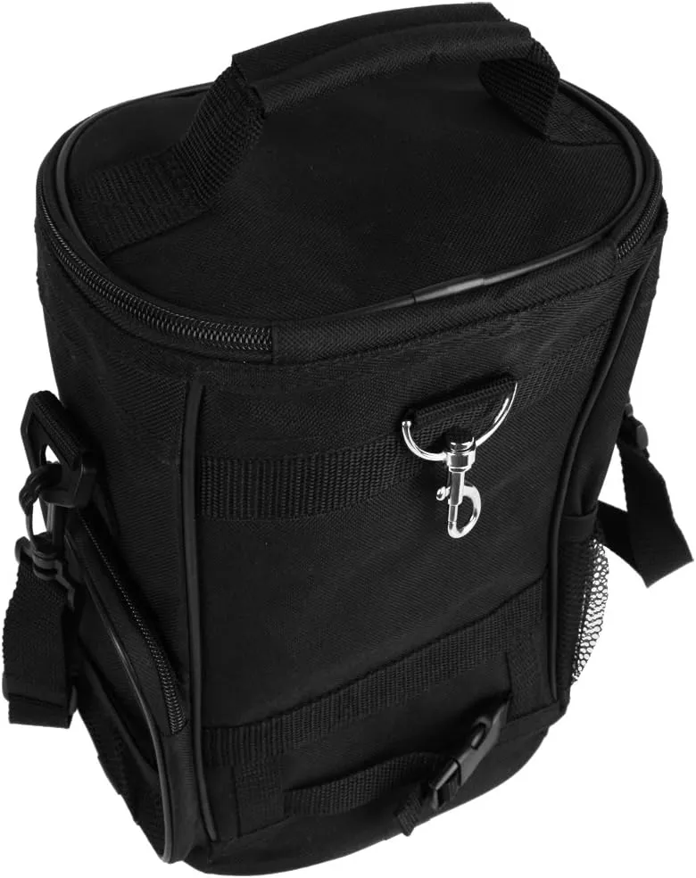 Intech Golf Bag Cooler and Accessory Caddy, Portable Soft Sided 10-Can Insulated Cooler Bag, Fits on a Golf Cart, Push Cart or Carry