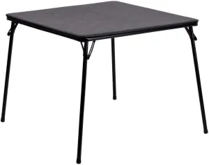 JHUSBlack Folding Card Table Folding Desk Folding Tables Foldable Table Portable Table Foldable Desk