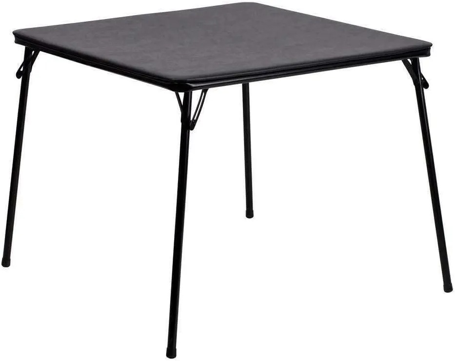 JHUSBlack Folding Card Table Folding Desk Folding Tables Foldable Table Portable Table Foldable Desk