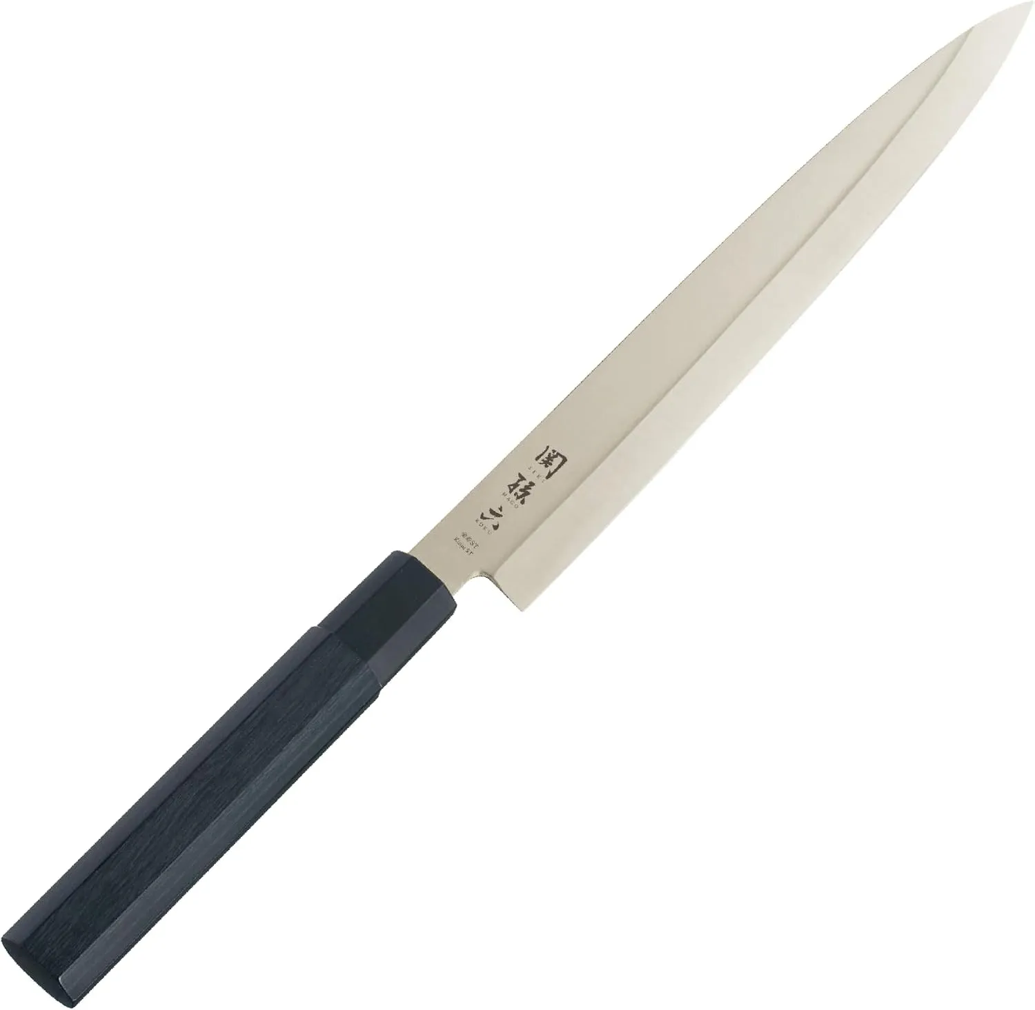 Kai Brand Seki Gold Kotobuki St Sashimi Knife 240mm Ak-1106, Black,silver