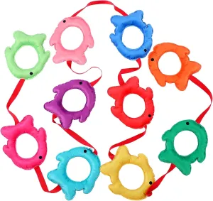 Kajaia Little Fish Walking Rope Walking Rope for Kids Classroom Supplies Preschool Walking Rope with Handles Fits up to 20 Children for Toddlers Kids Daycare Preschool Walk Guides