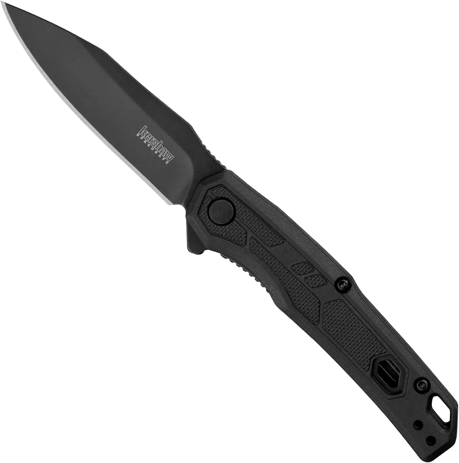 Kershaw 2.75" Tactical Pocket Knife Bundle with Smith's 2-Step Knife Sharpener for Fillet, Pocket, Hunting Knives