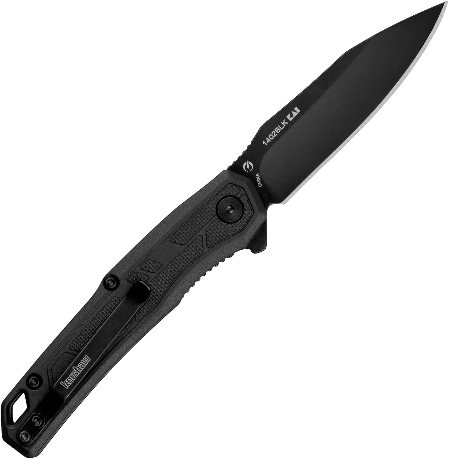 Kershaw 2.75" Tactical Pocket Knife Bundle with Smith's 2-Step Knife Sharpener for Fillet, Pocket, Hunting Knives