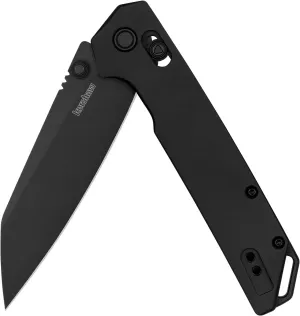 Kershaw Iridium Folding Pocket Knife, 3.4 inch D2 Steel Blade, DuraLock Locking Mechanism, Pocketclip